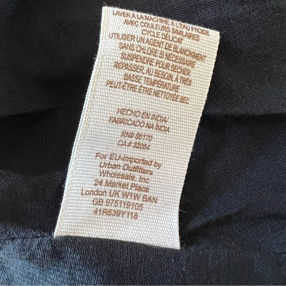 Free People lace trim gauze open back dress 958 - Picture 15 of 15